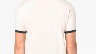 T-Shirt de Homem Ringer Eco-Responsável com Contraste Native Spirit (180g)