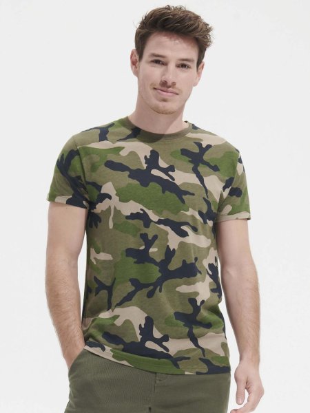 T-Shirt de Homem Sol's Camo (150g)