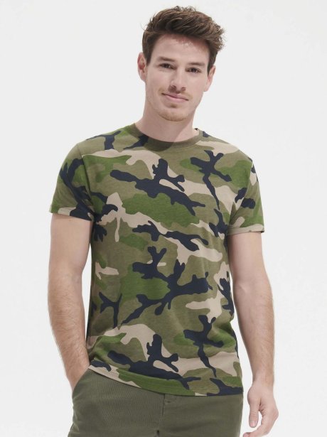 T-Shirt de Homem Sol's Camo (150g)