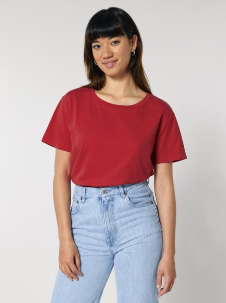 T-Shirt de Senhora com Decote Redondo Stanley/Stella Stella Serena (155g)