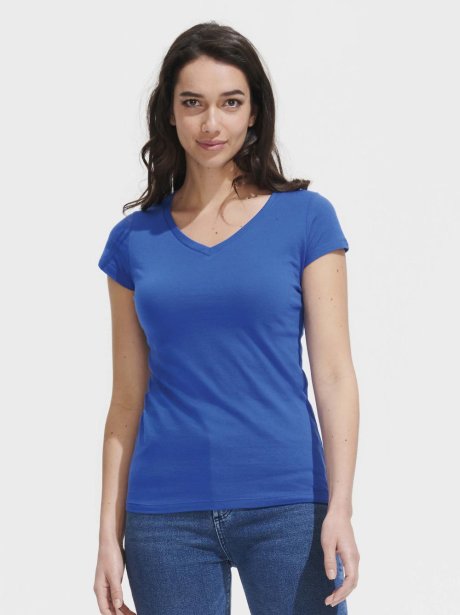 Sol's Moon Women's V-Neck T- Shirt (150g)