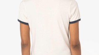 T-Shirt de Senhora Ringer Eco-Responsável com Contraste Native Spirit (180g)