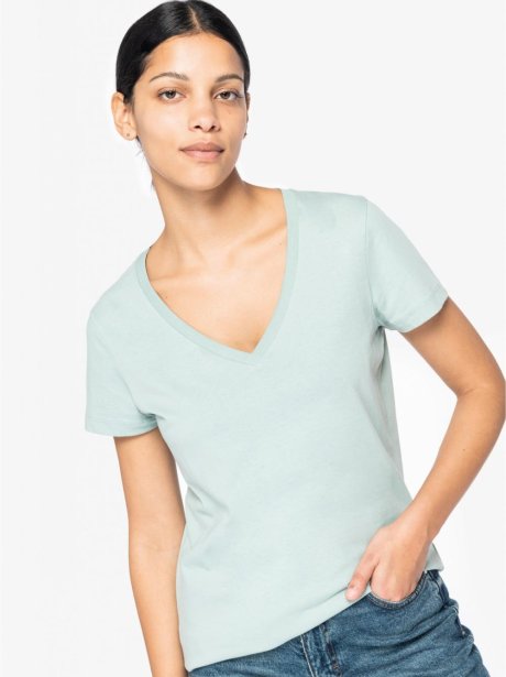 Native Spirit Eco T-Shirt with a V-Shaped Neck (155g)