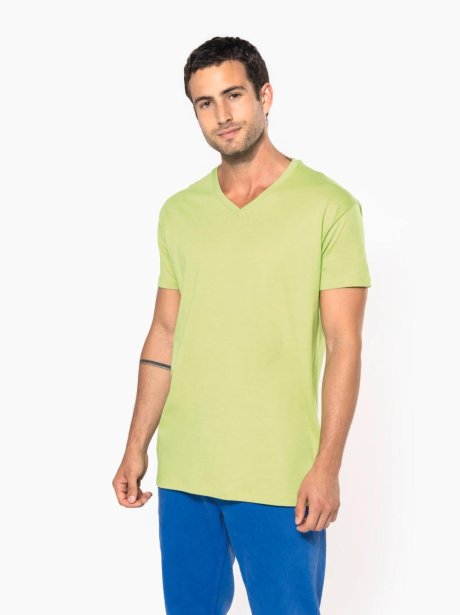 Kariban Organic Men's V-Neck T-Shirt (145g) 