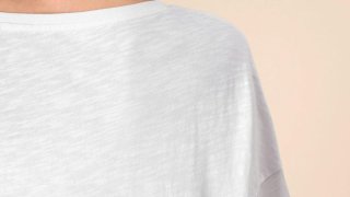 T-Shirt Oversize de Senhora "Slub" Spasso (160g)