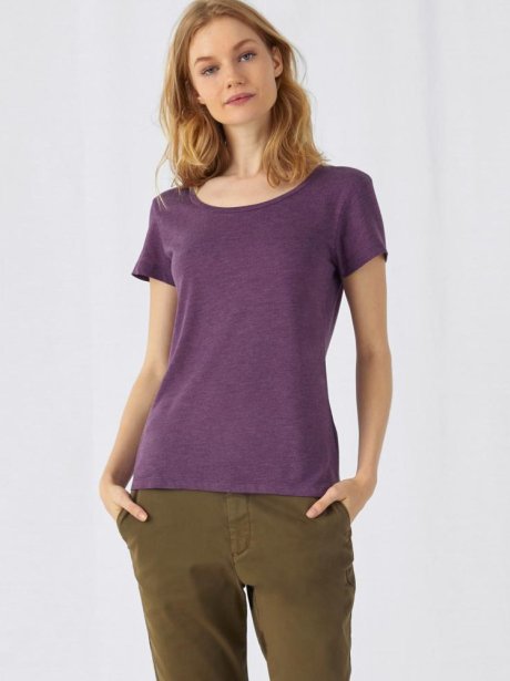 T-Shirt Triblend para Senhora B&C (130g)