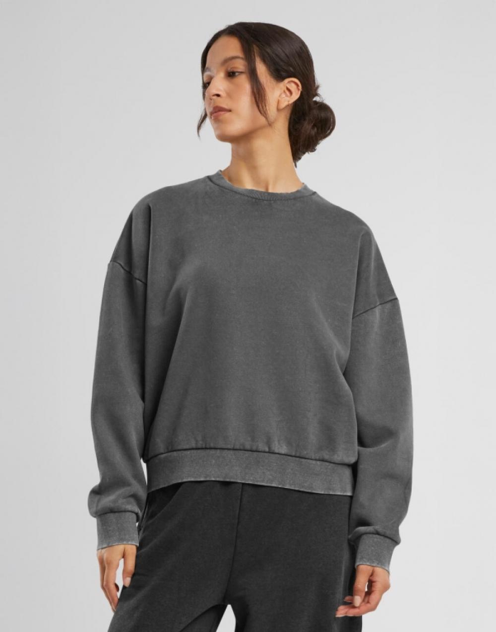 Sudadera Vintage de Mujer Build Your Brand (360g) T-Shirt Lovers